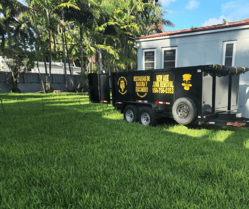 new age junk removal's truck